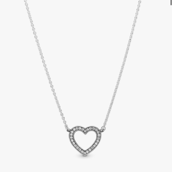 Pandora Jewelry - Pandora Silver Heart Necklace​​